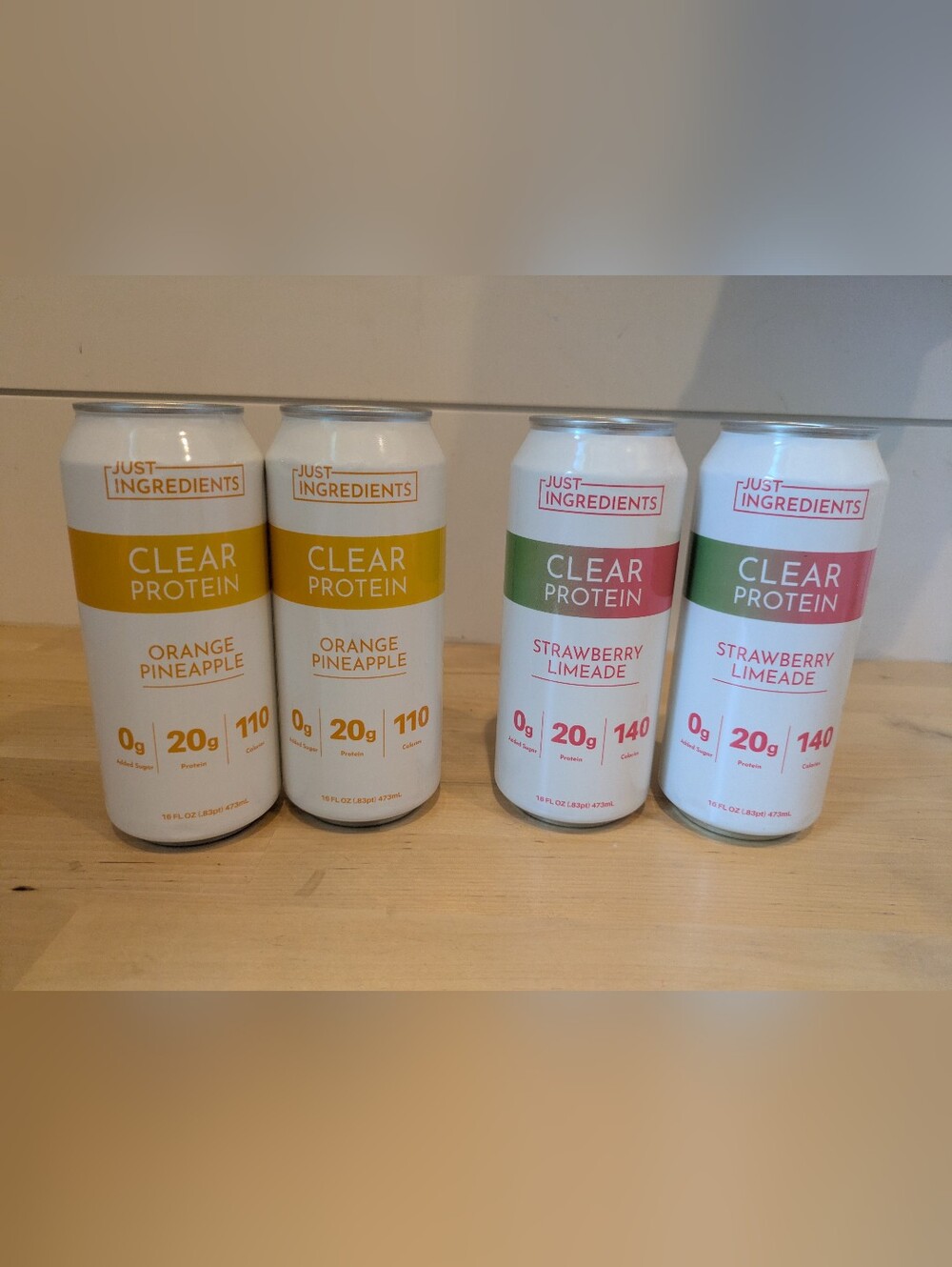 Just Ingredients Clear Protein - Orange Pineapple & Strawberry Limeade